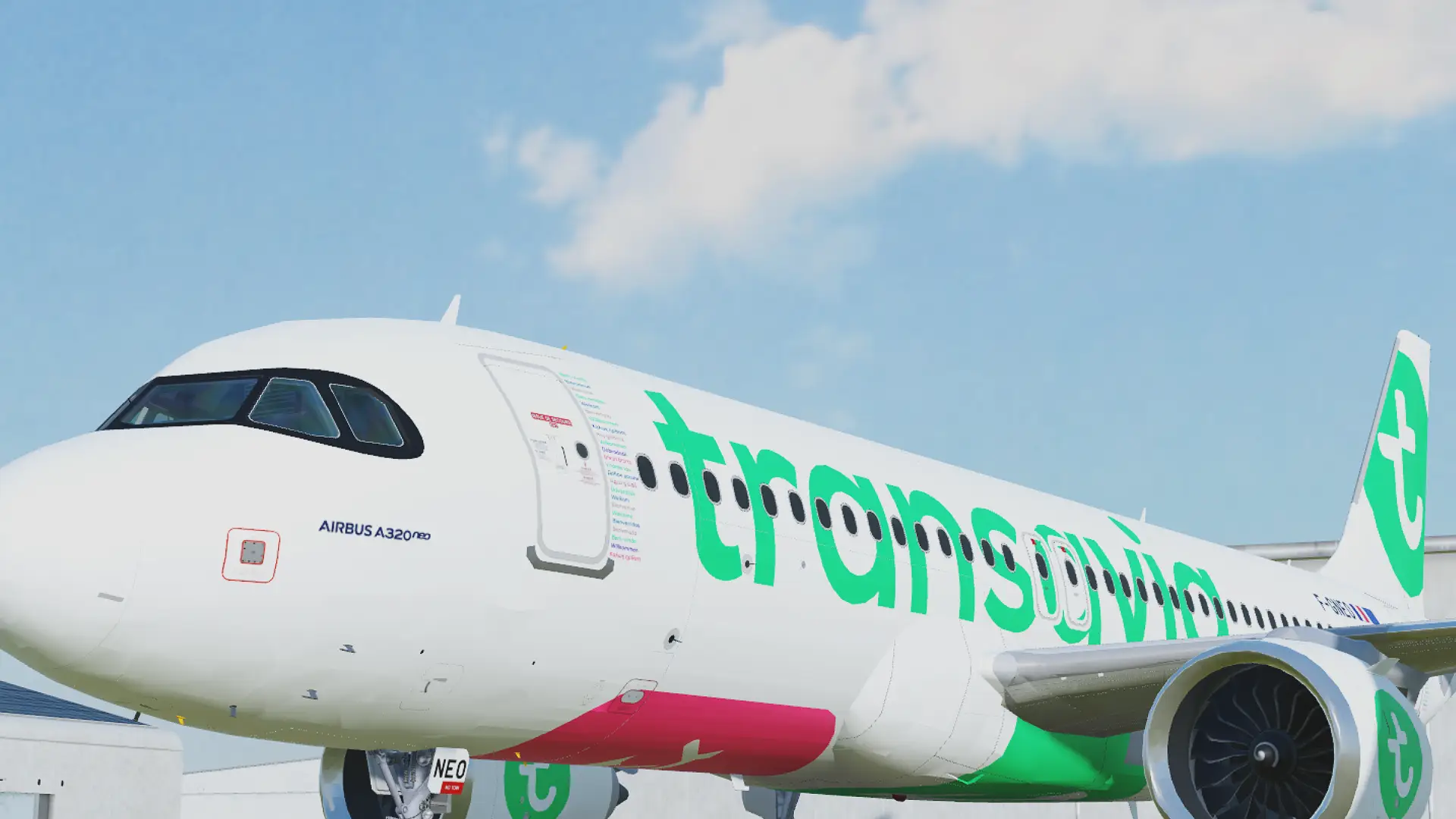 Transavia plane